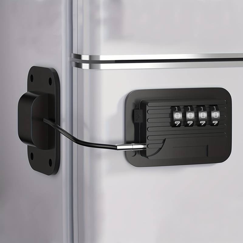 1/2/3/4/5/6/7pcs Refrigerator Fridge Freezer Door Lock With Password, Proof  Refrigerator Door Lock For Kitchen Refrigerator, Cabinets And Drawers, Clo